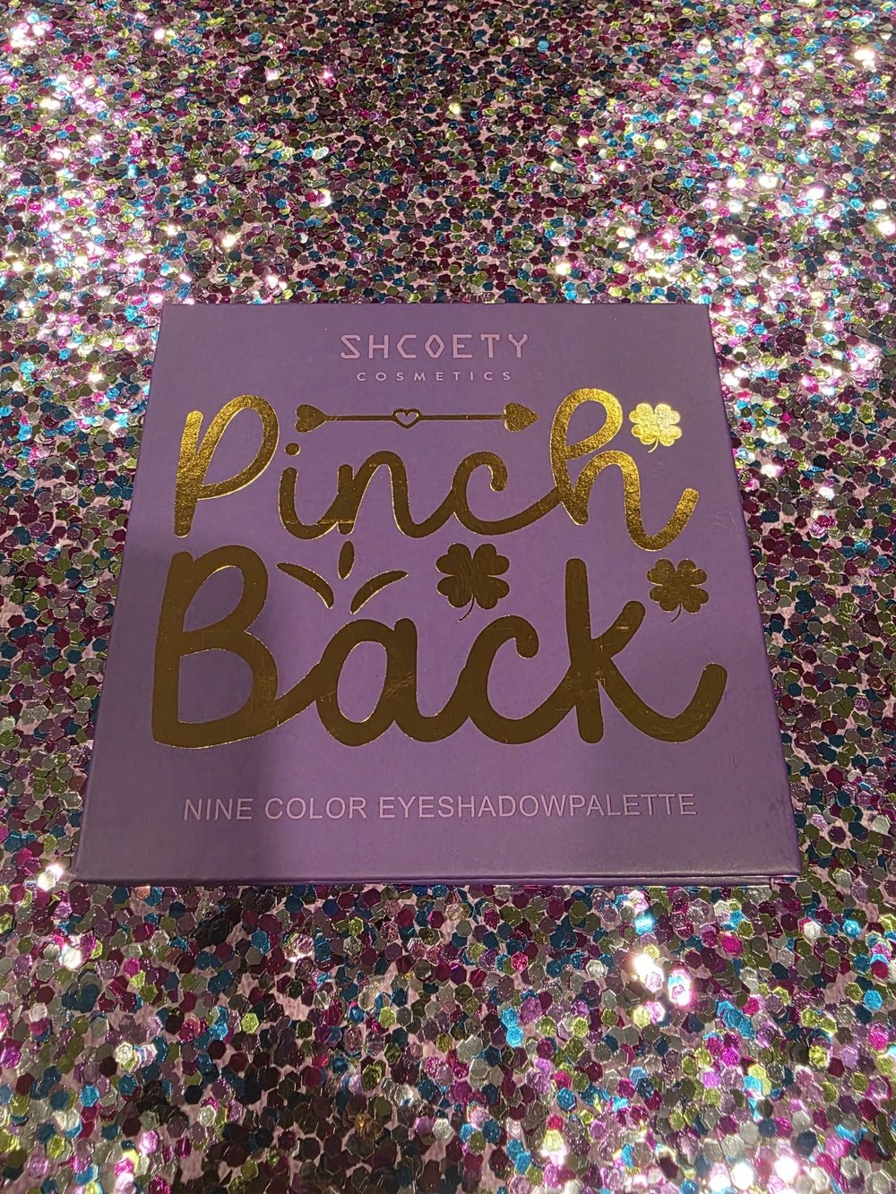 SHCOETY Pinch Back Nine-Color Eyeshadow Palette - Lavender